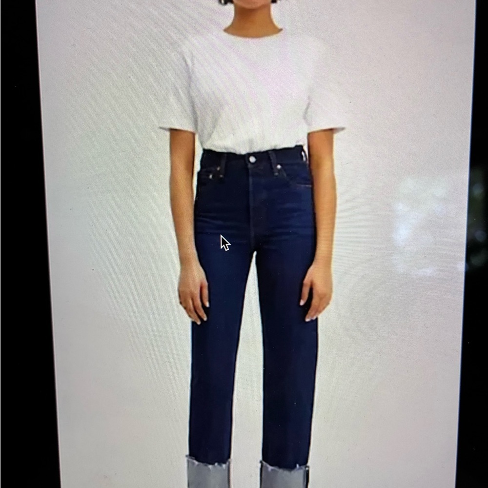 Levi ribcage Selvedge denim 32